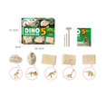 thumbnail image 2 of Pirate Treasures Dig Kit Mystery World Fossil and  with 8 Bricks Digging Tools STEM Archaeology Paleontology Educa, 2 of 7