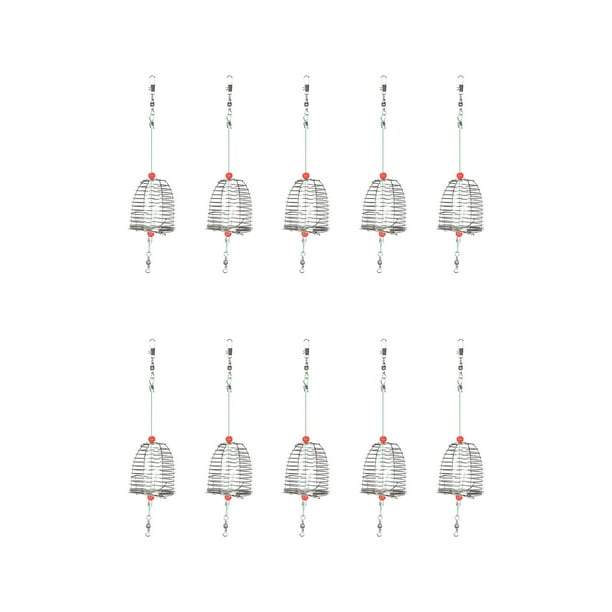 Stainless Steel Metal Nesting Cage Fishing Bait Nesting Device Bait Throwing Device Fish Bait Cage Bait Basket