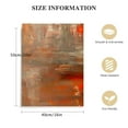 thumbnail image 2 of Acheng  Canvas Print Wall Art Set Gray &amp; Orange Paint Smudge Strokes Abstract Shapes Illustrations Modern Art Bohemian Colorful Multicolor Ultra for Living Room, Bedroom, Office picture 3, 2 of 5