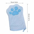 thumbnail image 3 of Paw Bathing Towel for Cats Coral Fleece Absorbent Bath Towel Soft Quick-Dry Paw Bathing Towel for Paws Face,Gray, 3 of 3