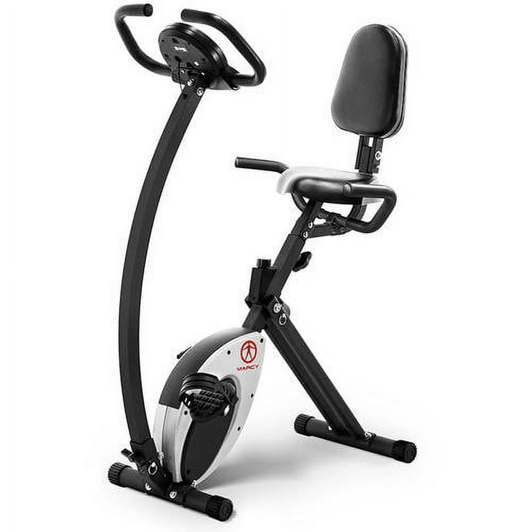 Marcy Foldable Exercise Bike With High Back Seat NS-653 - Walmart.com