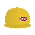 thumbnail image 2 of Unisex Adjustable Snapback Hat British Flag Britain English England Hip Hop Baseball Cap Flat Bill Brim Dad Hats, 2 of 7