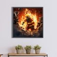 thumbnail image 4 of Pintura de diamante 5D DIY taladro redondo completo heroico bomberos kit decoración del hogar Hugtrwg Para estrenar, 4 of 9
