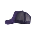 thumbnail image 2 of Gravity Threads Rad Mix Tape Patch Adjustable Trucker Hat - Purple, 2 of 3