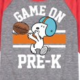 thumbnail image 3 of Peanuts - Game On Pre-K - Toddler And Youth Raglan Graphic T-Shirt, 3 of 7