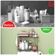 thumbnail image 4 of Estante Stora para baño sobre el inodoro, estante Saver Izer de 2 niveles, estante inclinable con soporte, 4 of 5