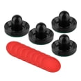 thumbnail image 3 of DimyFew 4 Air Hockey Pushers and 8 Pucks Air Hockey Paddles Standard Large Size 2.5 inch Black, 3 of 9