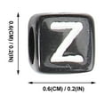 thumbnail image 2 of Bamboohart 100Pcs English Letters Beads DIY Square Beads Children Acrylic Jewelry Accessory, 2 of 10