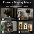 thumbnail image 6 of Remocguys Gothic Black Roses Flower Bouquet Building Set Compatible with Lego Flowers Gift Home Decor for Adults Halloween 585 Pcs, 6 of 9