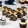 thumbnail image 5 of Graduation Party Favor Boxes with Ribbons - 10 Pack Grad Cap Shaped Candy Boxes, Graduation Apparel Boxes, A Hat Style - for Graduation Celebrations, School Events, Party Decorations, Gift Giving, 5 of 5