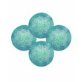 thumbnail image 7 of 15 Inch Round Placemats Set of 4, Turquoise Boho Non Slip Heat Insulation PP Table Mats, Oriental Abstract Motifs Traditional Bohemian Washable Place Mats for Kitchen Dining Party Table Decor, 7 of 7