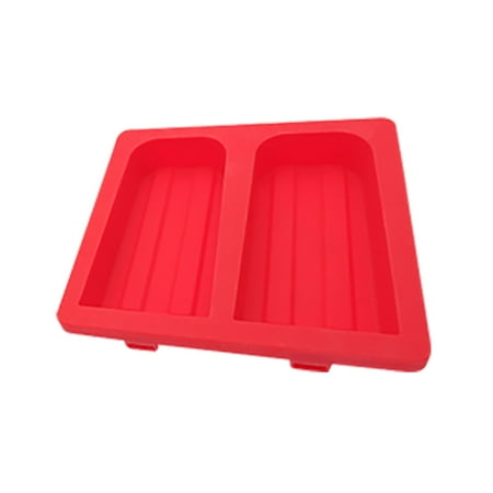 

Huaai Ice Handmade Silicone Ice Popsicle Box DIY Making Kitchen，Dining Bar Red