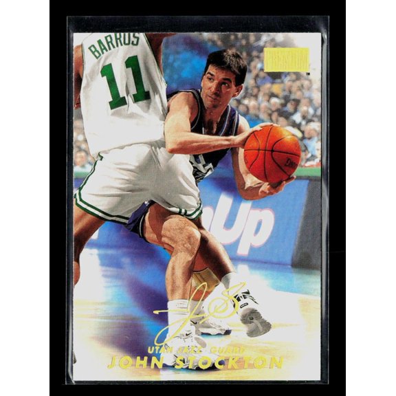 Collectible 1998 SkyBox Premium John Stockton #37 Utah Jazz Basketball Card Utah Jazz NBA Basketball Trading Card