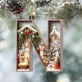 thumbnail image 6 of 26 Letters Christmas Tree Ornaments – Personalized DIY Acrylic Pendant Decorations for Xmas Tree, Home, Office, and Yard – Sturdy, Colorful, with Classic Christmas Symbols for Holiday Gifting, 6 of 7