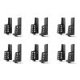 thumbnail image 1 of 2pcs Soporte Tableta Montaje Pared Ajustable Estante Marco Universal (negro), 1 of 8