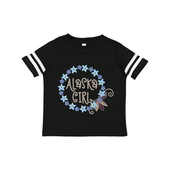 Inktastic Alaska Girl Forget-me-not Flower Girls Toddler T-Shirt