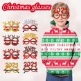 thumbnail image 1 of Ganfancp Copas de Navidad Festival Fiesta Adultos Regalos Escolares Niños Decorati Ofertas de La Semana 1 X Gafas de Navidad, 1 of 1