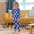 thumbnail image 5 of Boys Pajamas Girls Pajama Scarf Snowman Cute Comfortable Cotton Two-piece Pajama Set, 5 of 7