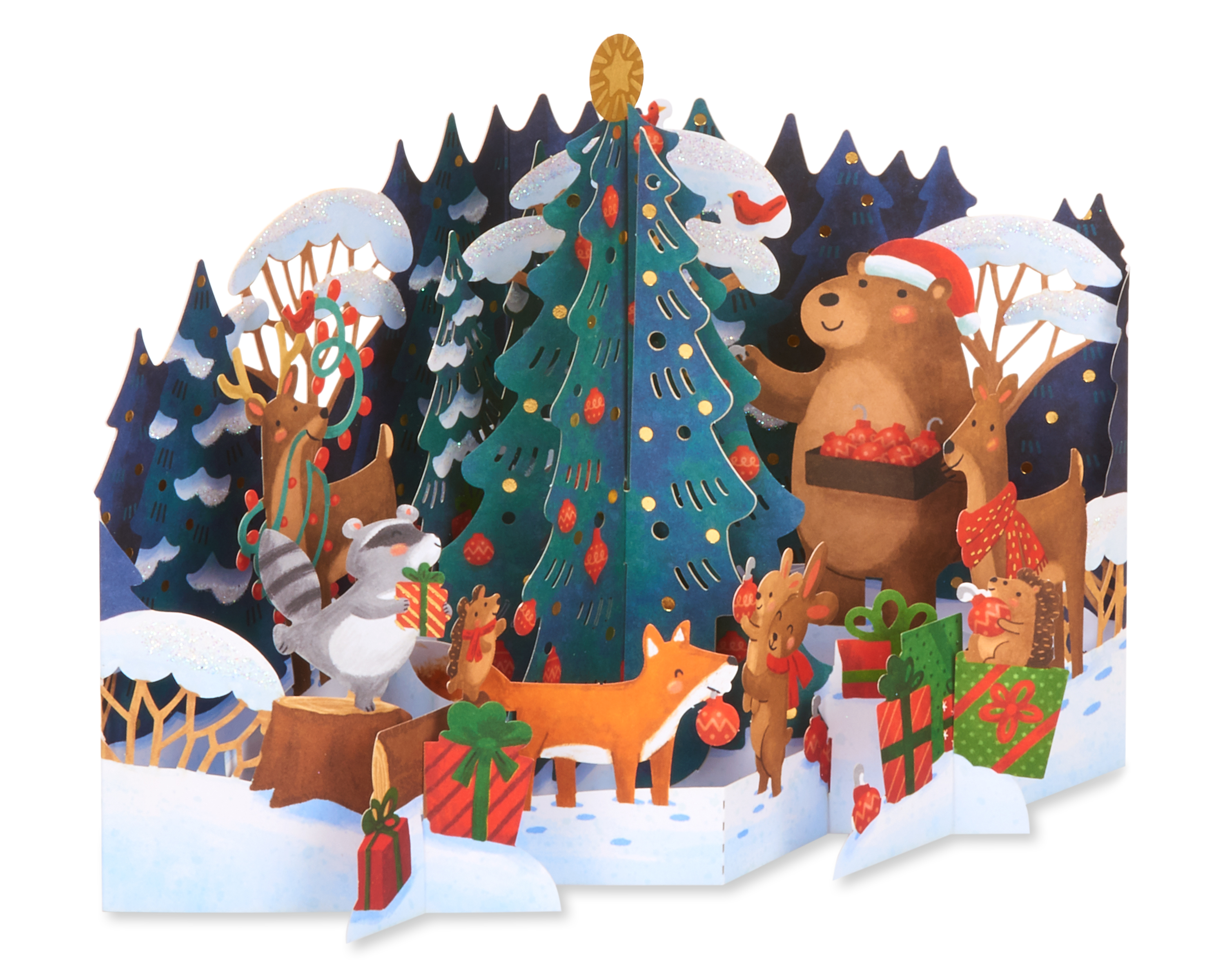American Greetings Magic Moments Christmas Pop-Up Card (Christmas Tree) - Walmart.com - Walmart.com