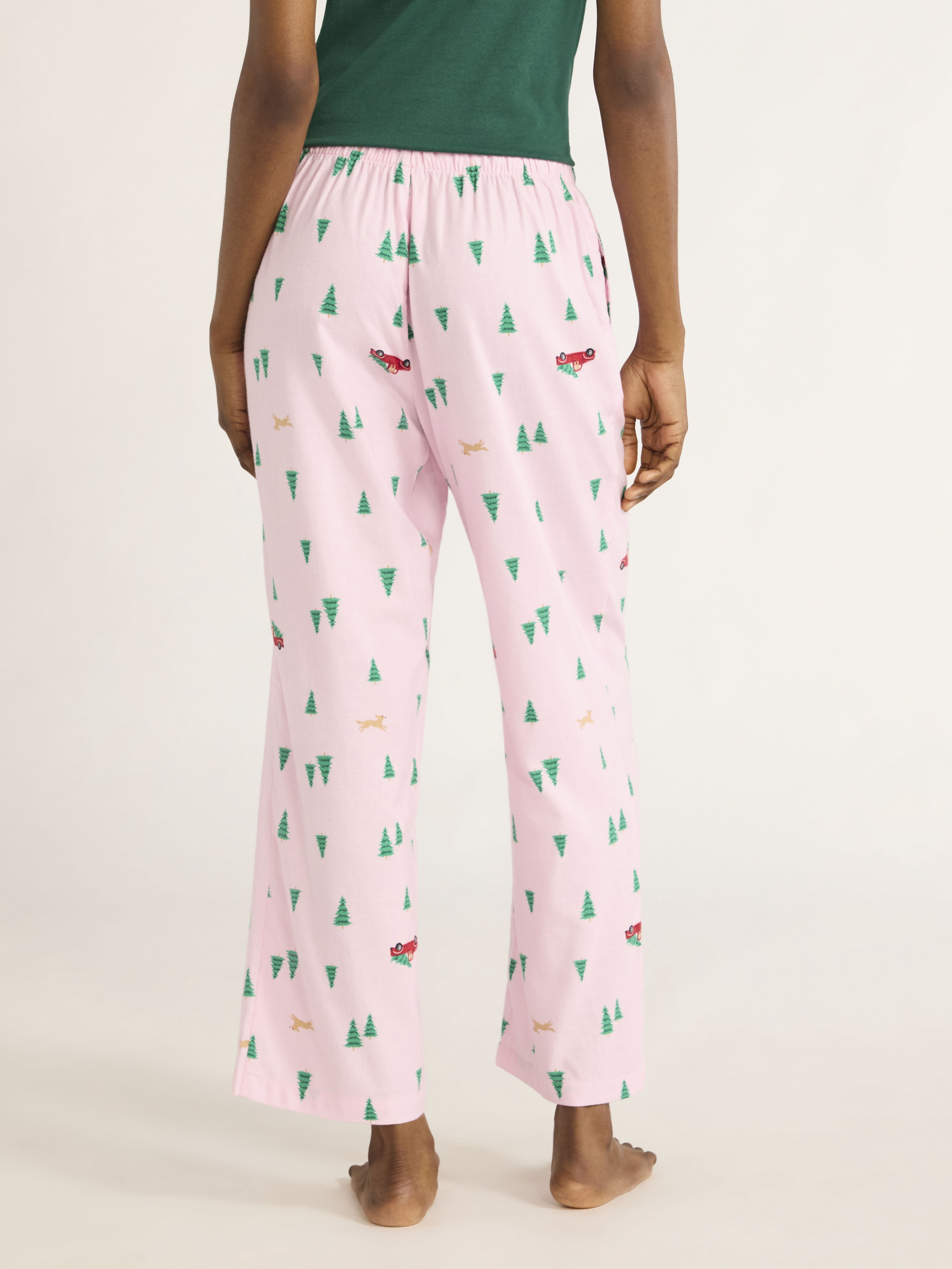 Joyspun Women's Flannel Sleep Pants, 30” Inseam, Sizes XS-3X