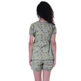 thumbnail image 3 of Moomaya Pyjama en Coton pour Femmes, Ensemble de Nuit 2 Pcs avec Shorts, Ensembles de Pyjama avec Shorts, 3 of 7