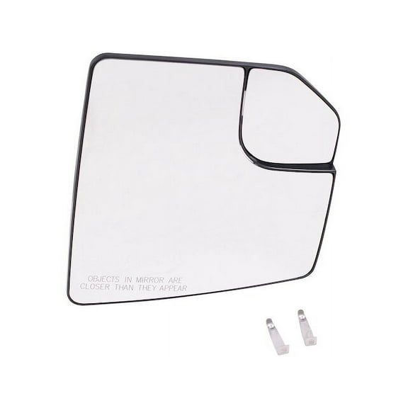 Right Mirror Glass - Compatible with 2015 - 2020 Ford F-150 2016 2017 2018 2019