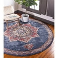 thumbnail image 2 of Unique Loom 3145632 5 x 5 Pieds Hélios Utopique Tapis Rond&44; Bleu Marine, 2 of 2