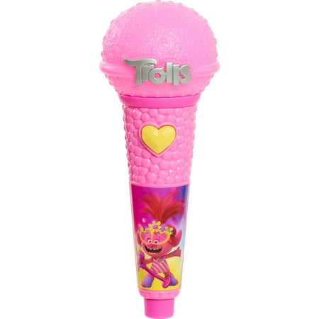 DreamWorks TrollsTopia Musical Microphone, Kids Toys for Ages 3 Up, Gifts and Presents