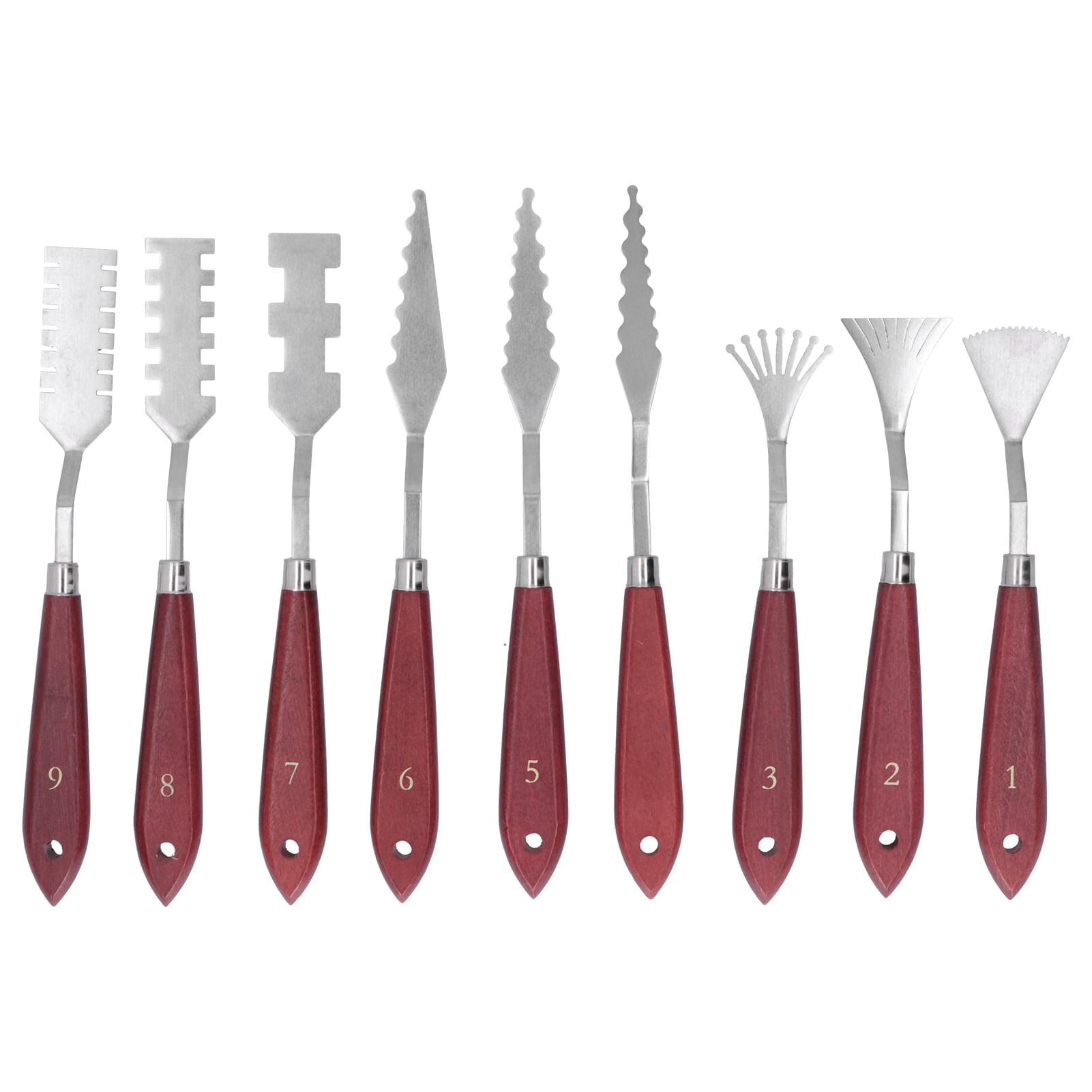 Palette Knife Set, Painting Art Spatula Tight Metal Buckle Oil Painting Knife Oil Painting