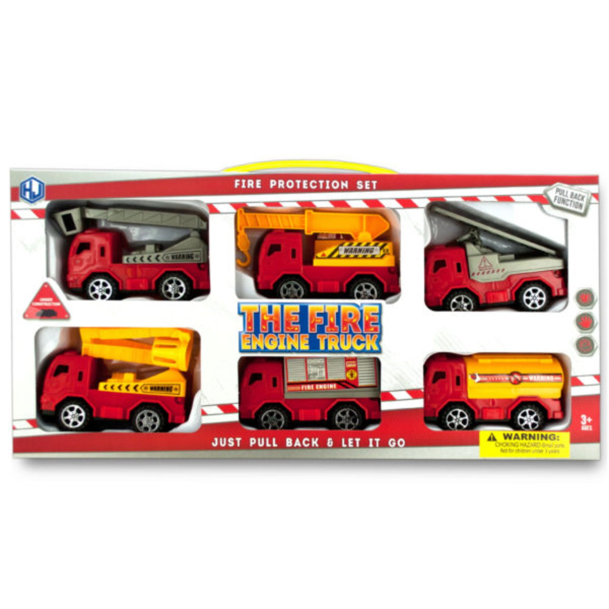 yellow fire truck toy
