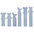 thumbnail image 1 of Bangcool Silicone Mold Bookmark Non-stick 6PCS DIY Resin Art Mold Epoxy Bookmark Mold, 1 of 10