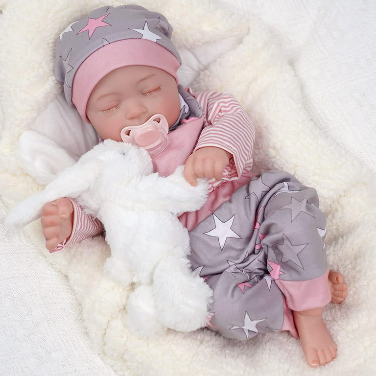 RSG 20-Inch Lifelike Reborn Baby Dolls - Sleeping Soft Body  Realistic-Newborn Baby Dolls Girl, Adorable Real Life Baby Dolls with Toy  Accessories Gift