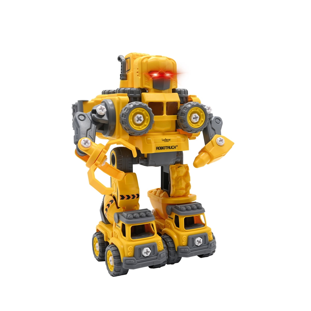 Lexibook RoboTruck, 5 in 1 robot kit with light and sound effects- ROBD10