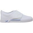 thumbnail image 1 of Puma EL Rey II Slipon Jr White/Blue 368603-03 Grade-School Size 5Y Medium, 1 of 4