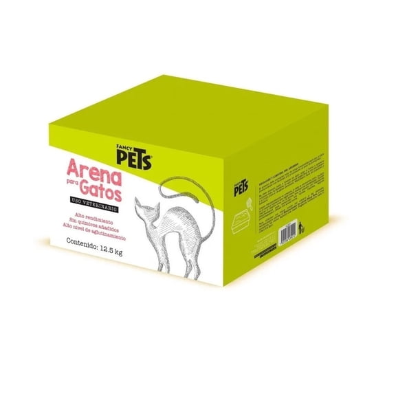 Caja De Arena Para Gato Libre De Quimicos 12.5kg Fancy Pets FL3921