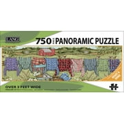Panoramic Puzzle 750 Pieces 38"X11"-Favorite Flannel