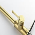 thumbnail image 5 of Cfowner Single Handle High Kitchen Faucet, Stainless Steel Kitchen Sink Faucets with Pull Down Sprayer, Gold, 5 of 6