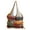 Khaki, variant on Trendy Patchwork Fish Pattern Oversized Knit Bag Multipurpose Carryall For Daily Use Laptop Books Cosmetics Practical Polyester Construction