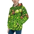 thumbnail image 2 of Kdxio Cactus And Succulents Pattern Kids Boys Girls Zip Up Hoodie 3D Printed Hooded Sweatshirt Hoody Coat with Pocket 7-12 Y-Small, 2 of 6