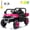Pink, variant on 12V Kids Ride on Toys for Kids, Electric Toy Truck with Remote, Power Dump Bed & Shovel, Music, LED Lights, 3 MPH, Max 66 lbs for Boys Girls Ages 2-5