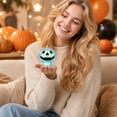 thumbnail image 7 of Glitter Pumpkin Squishy Toy, Slow Rebound Squeeze Stress Relief Fidget, Cute Halloween Party Favor Gift for Kids Adults (Blue), 7 of 7