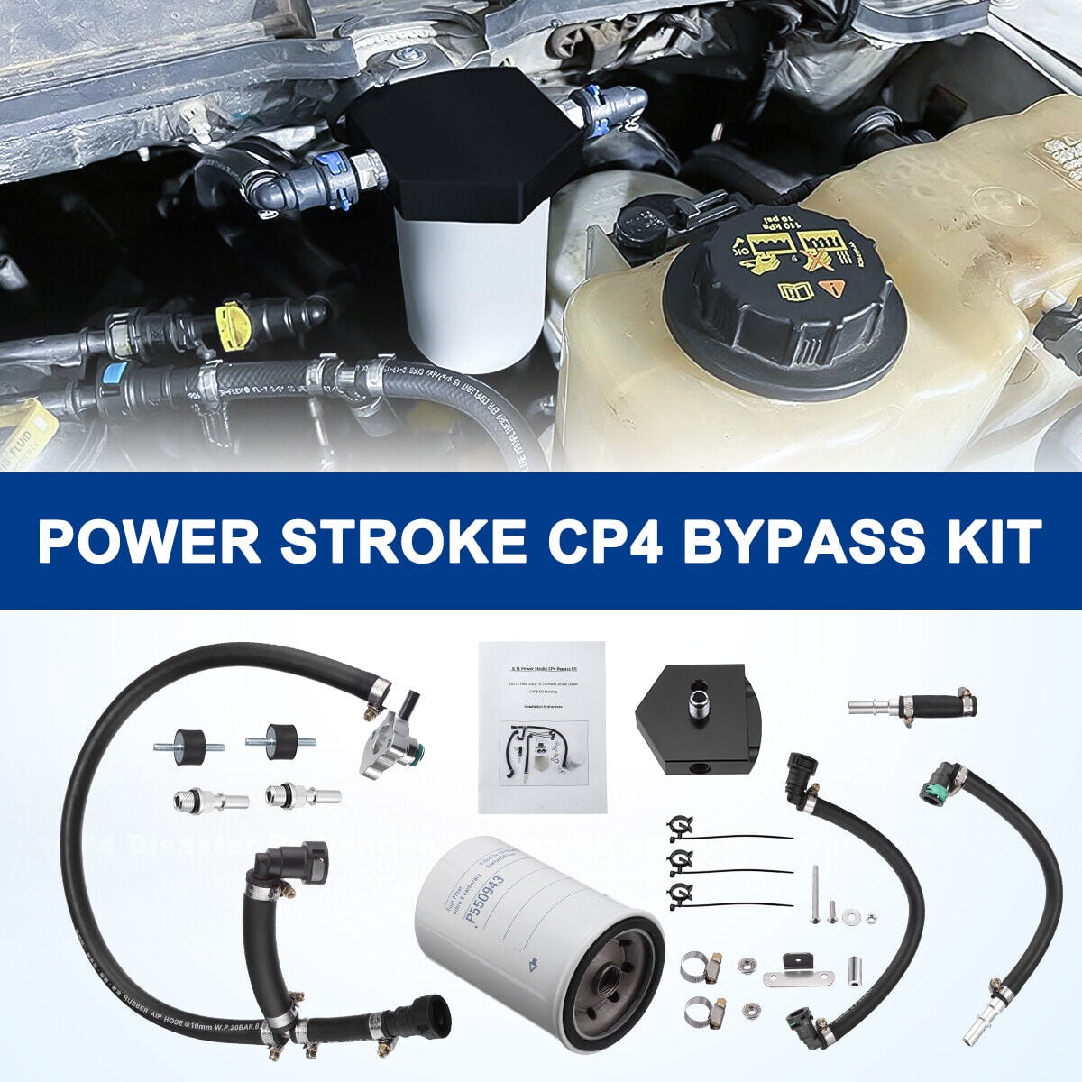 Disaster Prevention Bypass Kit Gen2.1 CP4.2 SET For Ford 6.7L