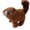 A, variant on Brown Walking Plush Squirrel Toy - Battery Operated Stuffed Animal That Walks Wags Tail and Makes Sounds, Interactive Cuddly Soft Pet for Play and Gift - Brown