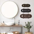 thumbnail image 4 of Signs ByLITA Designer Skin Care Makeup Area Sign (Brushed Silver) - Large, 4 of 6