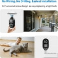thumbnail image 6 of Security Camera,WiFi Light Bulb Camera Wireless Outdoor Indoor,Color Night Vision Smart Home Surveillance Camera,1080 HD Motion Detection 360 Degree Wide Angle, 6 of 9