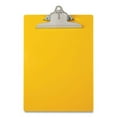 thumbnail image 3 of 2PK Recycled Plastic Clipboard with Ruler Edge, 1\" Clip Capacity, Holds 8.5 x 11 Sheets, Yellow, 3 of 3