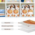 thumbnail image 4 of Yayeee Foldable Storage Basket for Shelves with Handles Waterproof Cloth Bins, Pumpkins Pattern, 4 of 7