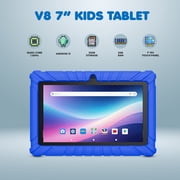 (3 pack) Contixo V8 Kids Tablets, Educational Tablets for Kids with Learning Apps and Kid-Proof Tablet Case, 7”, Dark Blue