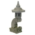 thumbnail image 2 of Solid Rock Stoneworks Curved Rock Lantern - 27" Tall - Pre Aged Stain, 2 of 3