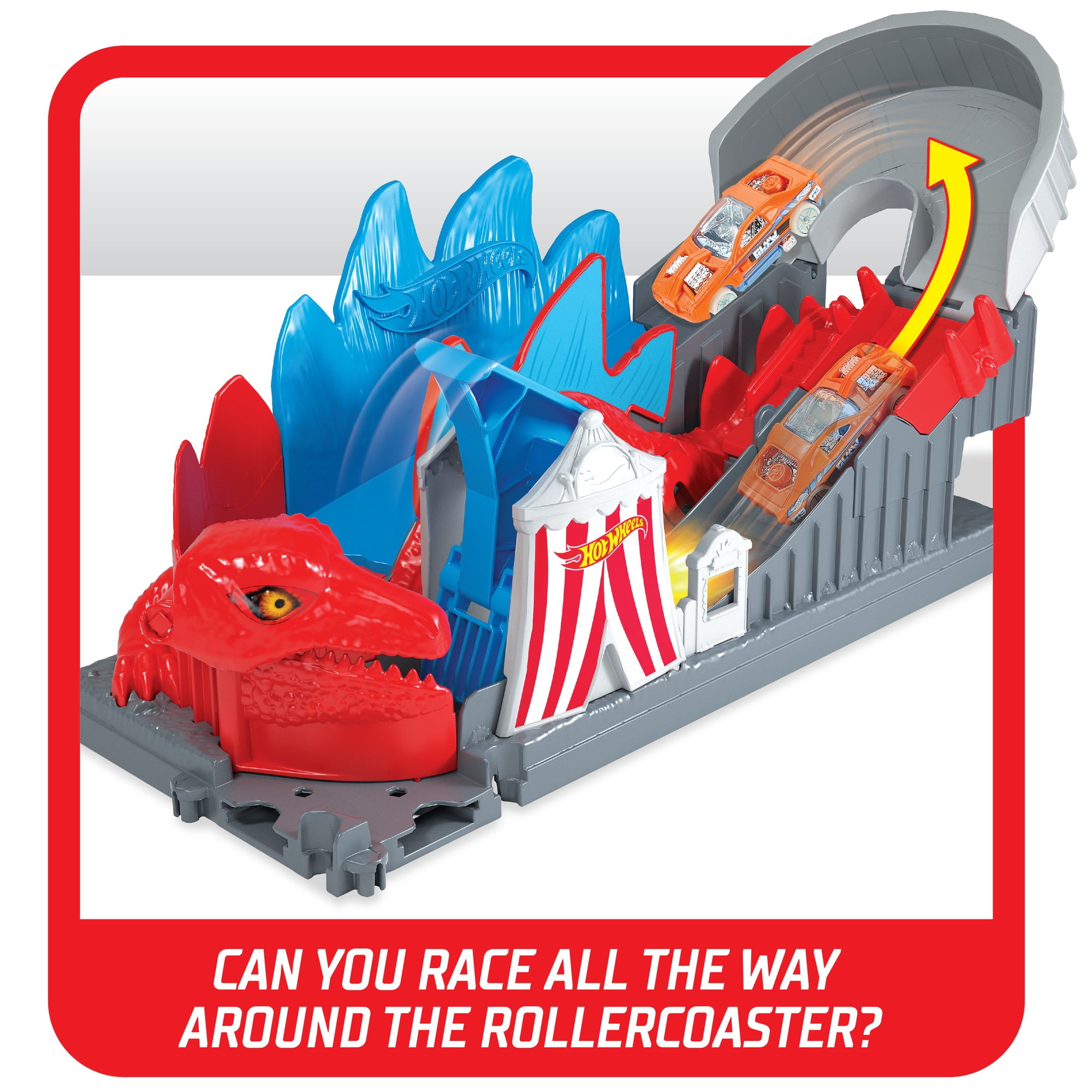 Hot Wheels Dino Coaster Attack, playset